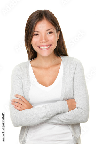 Photo: Beautiful smiling woman Beautiful smiling woman