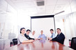 business people in a meeting at office