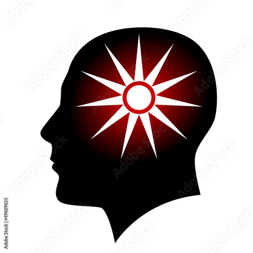 Vector: Human head Human head