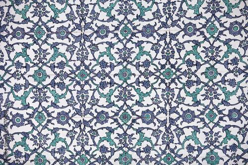 Photo: Handmade Tiles. Topkapi Palace in Istanbul,Turkey Handmade Tiles. Topkapi Palace in Istanbul,Turkey