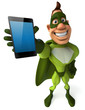 Green superhero