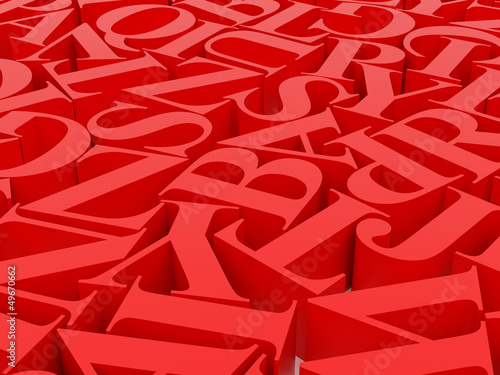 Illustration: Background of alphabets Background of alphabets