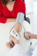 Blood pressure measuring