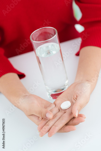 Photo: Taking pills Taking pills
