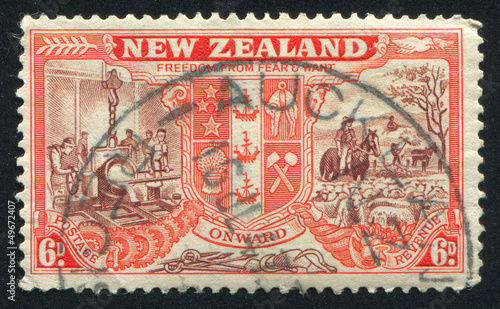 Photo: New Zealand Coat of Arms New Zealand Coat of Arms
