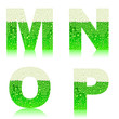 alphabet green beer MNOP