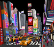 Vector: street in New York city street in New York city