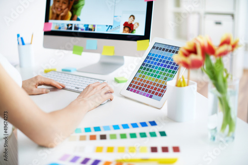 Photo: Working with colors Working with colors