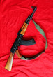 The assault rifle traditional weapon for terrorist guerrilla.