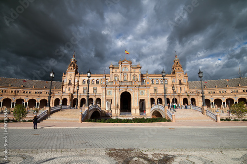 Photo: Plaza de Espana in Seville Plaza de Espana in Seville