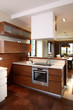 Foto: Modern kitchen in luxury apartment Modern kitchen in luxury apartment