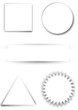 Vektor: Stickers Blanc Stickers Blanc