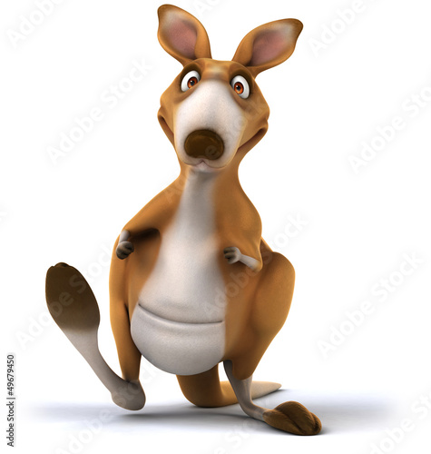 Illustration: Fun kangaroo Fun kangaroo