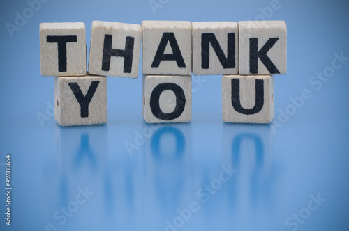 Photo: Text THANK YOU Text THANK YOU