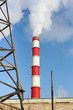 chimney power plant against