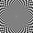 Vector illustration of optical illusion s background