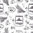 Summer tea background