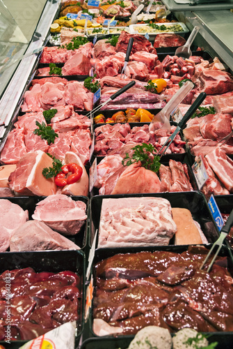 Photo: Fleischtheke im Supermarkt Fleischtheke im Supermarkt