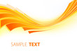 Vektor: Orange wavy lines Orange wavy lines