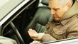 Man in car with drugs in the hand