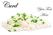 Fresh cottage cheese (curd) in glass bow, isolated on white back