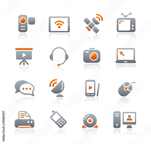 Vector: Communication Icons // Graphite Series Communication Icons // Graphite Series