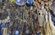 Voodoo objects for sale in a fetish market