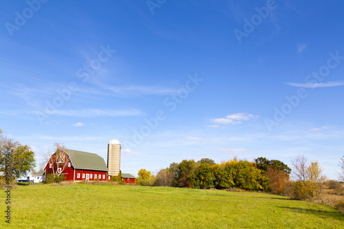 Photo: Farm With Silo Farm With Silo