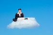 Cloud computing symbol
