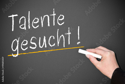 Illustration: Talente gesucht ! Talente gesucht !