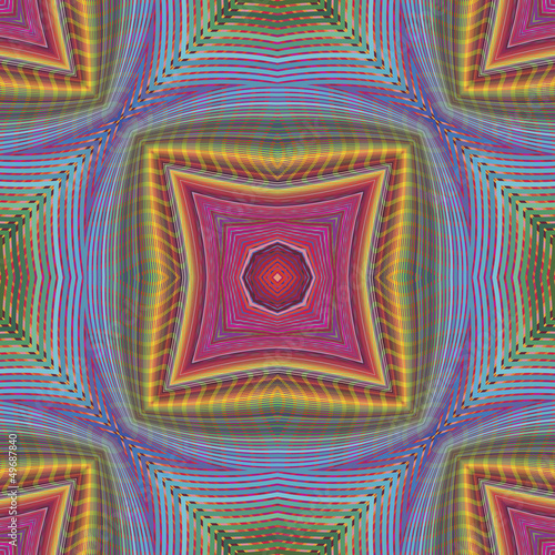 Vector: Seamless funky pop-art pattern with optic illustion Seamless funky pop-art pattern with optic illustion