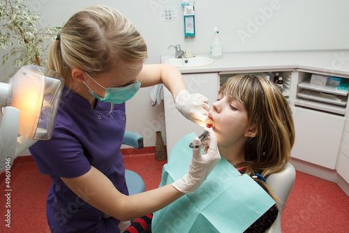Photo: dentist make anesthesia dentist make anesthesia