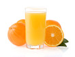 orange juice in glass