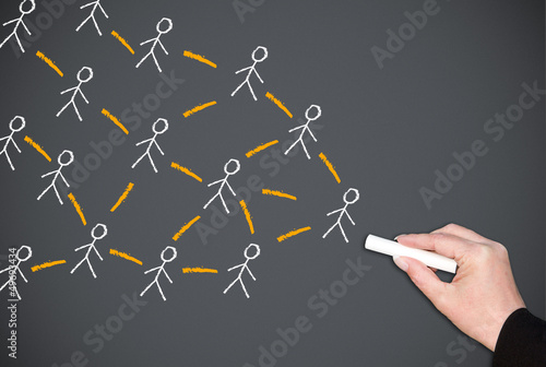 Illustration: Community - Social Network Community - Social Network