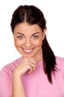 Photo: Pensive brunette girl Pensive brunette girl