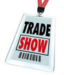 Trade Show Convention Badge Register for Conference or Event