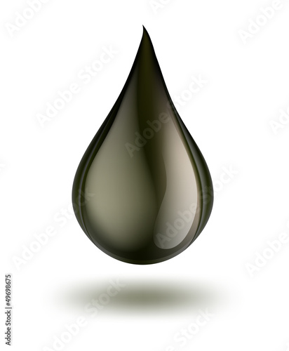 Vector: drop of petrol drop of petrol
