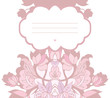 floral frame vector