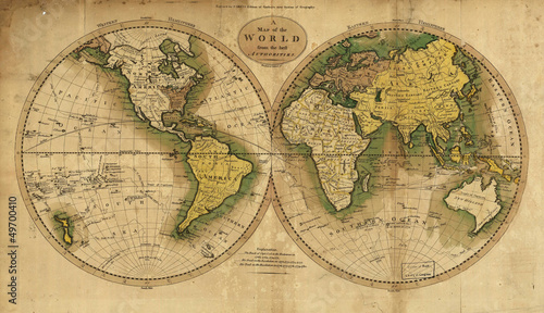 Photo: old map old map