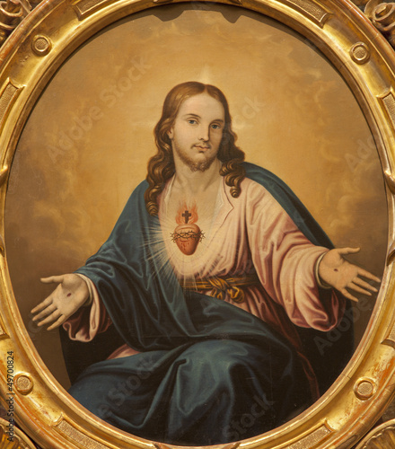 Photo: Verona - Heart of Jesus Christ - paint Verona - Heart of Jesus Christ - paint