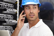 Photo: Taking a client call Taking a client call
