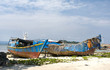Foto: Fisherman's boat in Bandar Lampung, Sumatra, Indonesia Fisherman's boat in Bandar Lampung, Sumatra, Indonesia