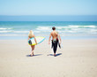 Surfing pair