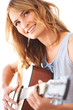 Photo: Making her own music Making her own music