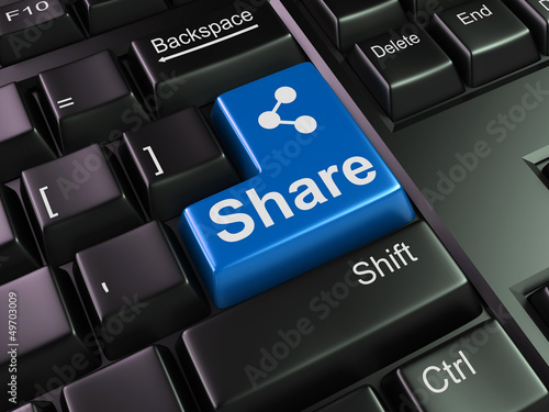 Illustration: share button share button