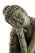 dreaming buddha isolated
