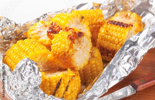 Photo: Grilled corn Grilled corn