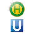 Haltestelle,U-Bahn, button, icon, App, template
