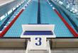 Starting block position number three