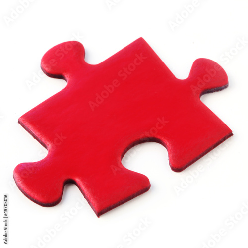 Photo: Jig Saw Puzzle - One Red Piece Jig Saw Puzzle - One Red Piece
